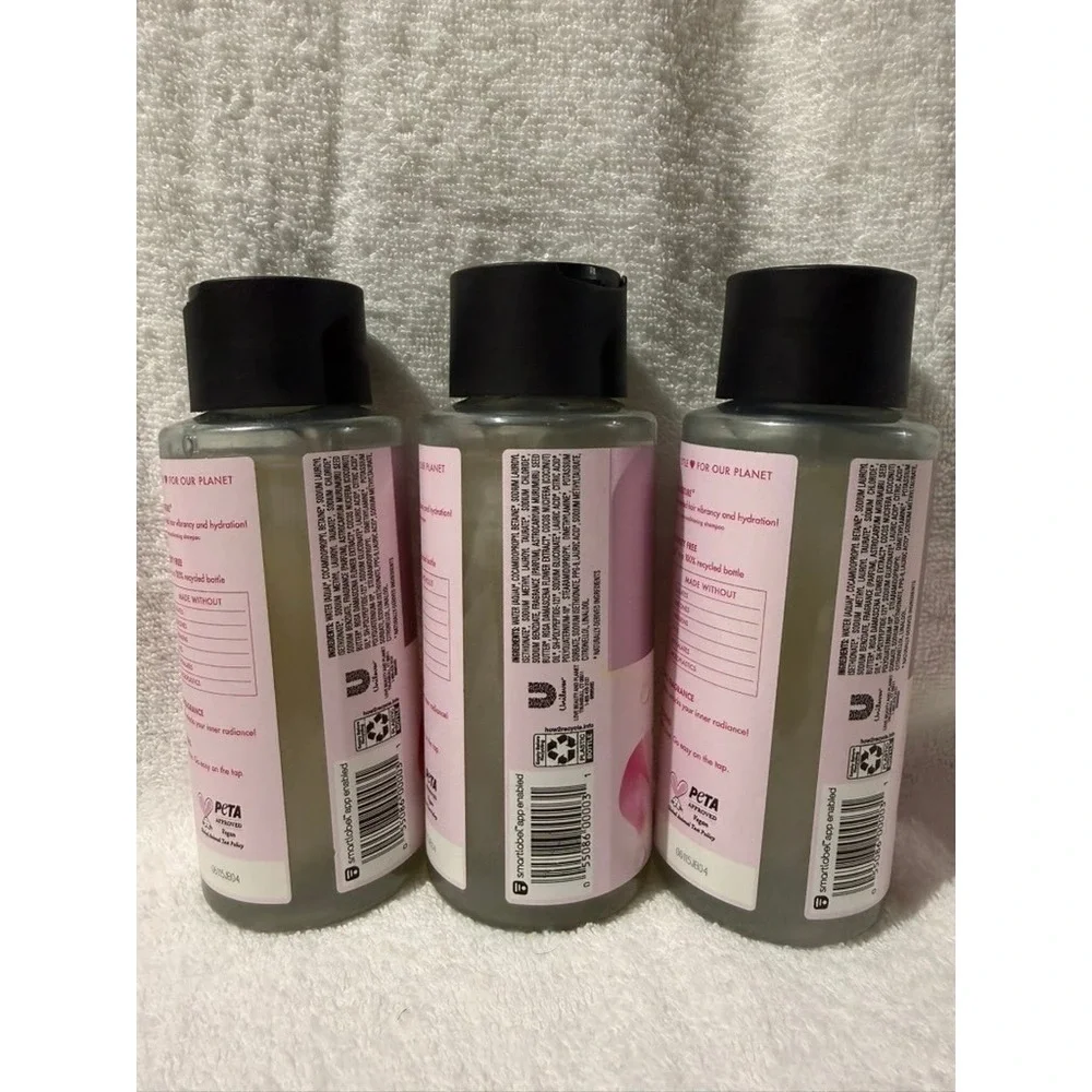 3- Love Beauty and Planet Vegan Collagen Shampoo Murumuru Butter Rose 13.5oz